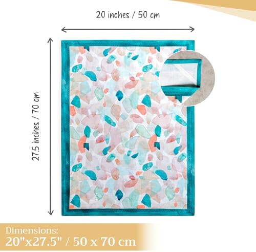Maison d' Hermine Kitchen Towels Set of 3 Reusable 100% Cotton 27.50" x 20" - Image 4