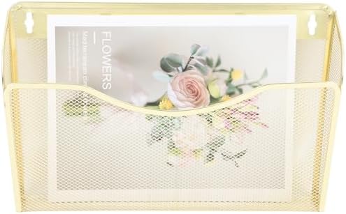 EASEPRES 3 Single Pocket Mesh Hanging File Organizer, Vertical Wall Mounted - Image 6