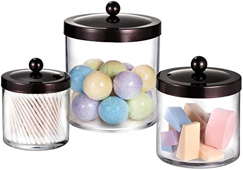 SheeChung 3-Pack Large Plastic Apothecary Jars by SheeChung