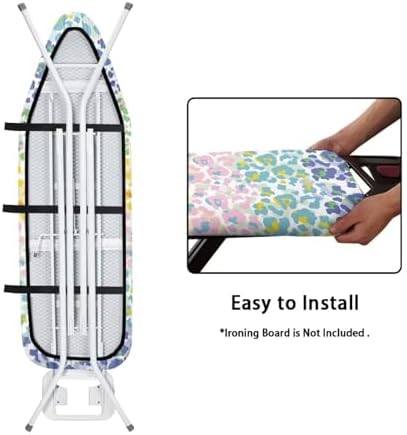 Cute Colorful Leopard Ironing Board Cover and Pad Standard Ironing Board Cover - Image 5