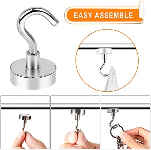 MIKEDE Magnetic Hooks Heavy Duty 30Lbs Neodymium Magnets - Image 5
