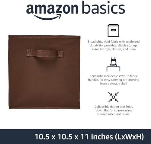 Amazon Basics Collapsible Fabric Storage Bins - Image 2