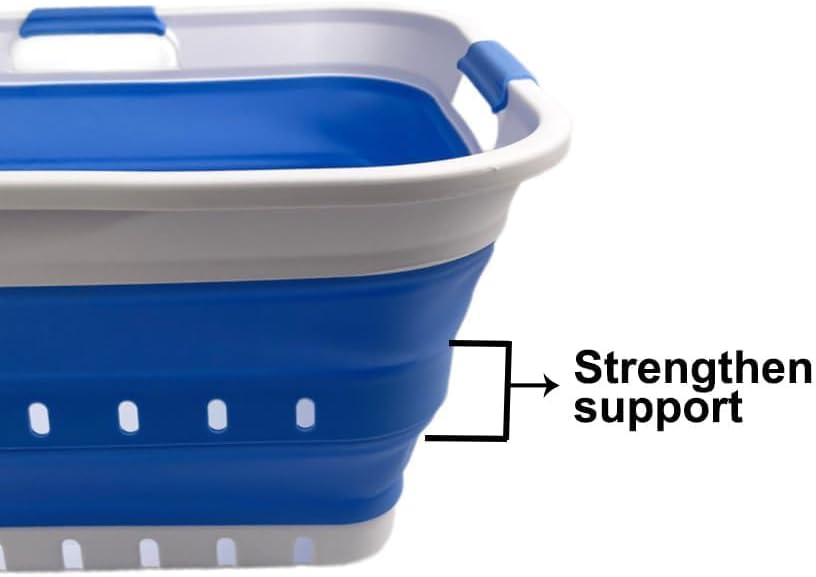 SAMMART 42L Collapsible Plastic Laundry Basket - Image 5