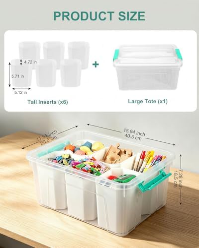 EOENVIVS Clear Storage Boxes - Image 2