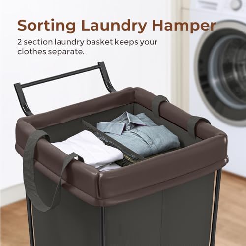 160L Rolling Laundry Hamper - Image 3