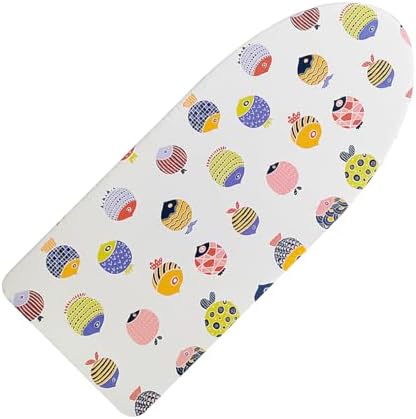 12.5" x 30" Small Tabletop Ironing Board Cover and Pad, 3 Pairs of Hook and by LCLW