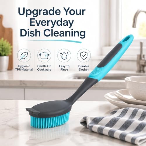 2-Pack Dish Brush with Handle - Image 7