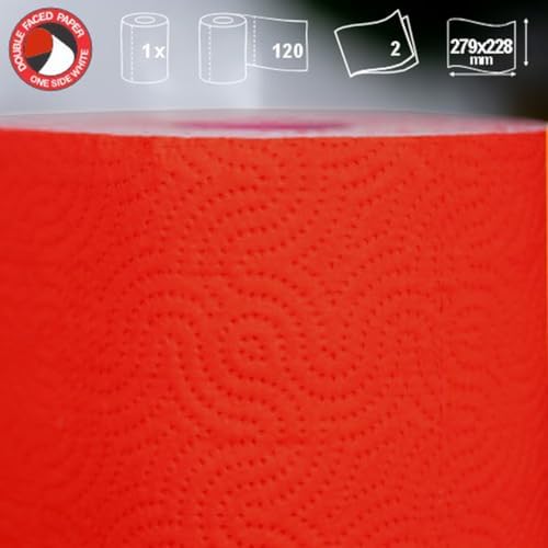 Renova Red Paper Towel Pack - Image 2