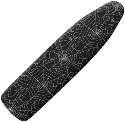 GLENLCWE Black Spider Cobweb Ironing Board Cover by GLENLCWE