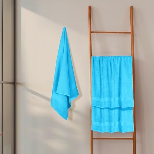 GLAMBURG Premium Cotton 4 Pack Bath Towel Set - Image 4