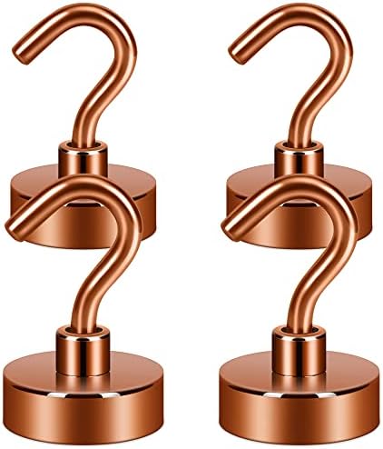 Neosmuk Magnetic Hooks for Cruise Cabins, 40lb Heavy Duty, 4 Pack by Neosmuk
