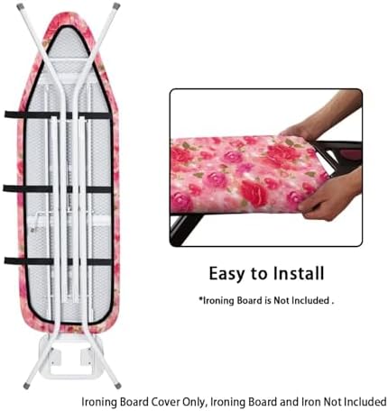 Rose Design Extra Thick Ironing Board Covers - Image 4