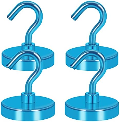 Neosmuk Magnetic Hooks for Cruise Cabins, 130lb Heavy Duty, 4 Pack by Neosmuk