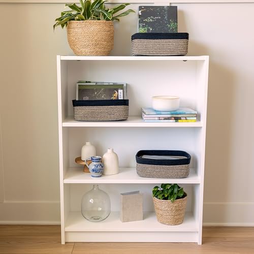 NaturalCozy 11.8"x8"x4.5” Rectangle Storage Baskets - Image 3