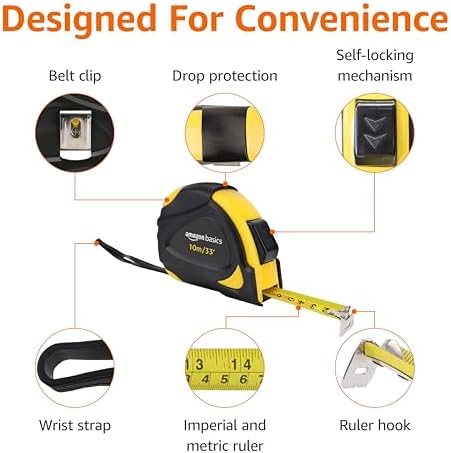 Amazon Basics Self-Locking Tape Measure - Image 4