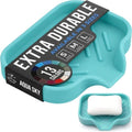 Zulay Kitchen Small Silicone Sponge Holder – Space-Saving Sink Organizer Tray by ZulayKitchen