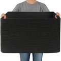 JMvicyroam 65L Large Woven Cotton Rope Blanket Basket by JMvicyroam