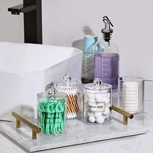 4 Pcs Acrylic Qtip Holder Dispenser - Image 5