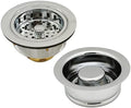 Westbrass A2165-05 4-1/4" OD Post Style Large Kitchen Basket Strainer by Westbrass