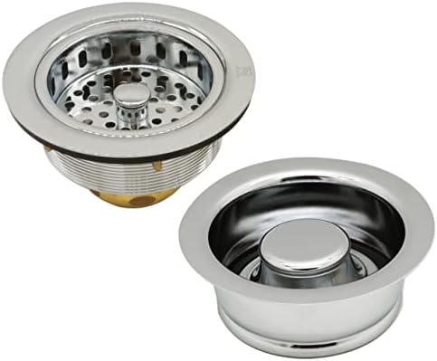 Westbrass A2165-05 4-1/4" OD Post Style Large Kitchen Basket Strainer by Westbrass