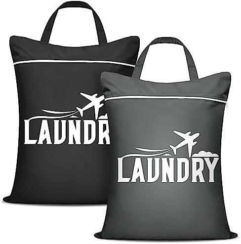 2 Pcs Large Travel Laundry Bags by Fiodrimy
