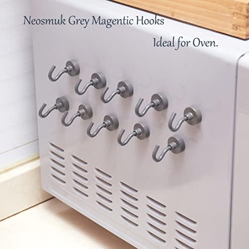 Neosmuk Magnetic Hooks, 30lb Heavy Duty, 10 Pack - Image 4