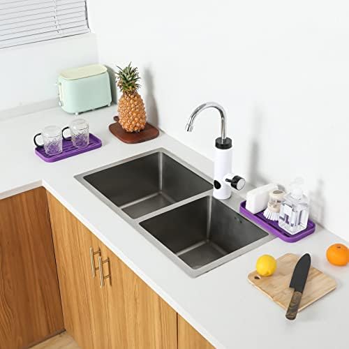 MicoYang Silicone Kitchen Sink Organizer Tray - Image 6