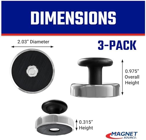 Master Magnetics Round Base Magnets - Image 2