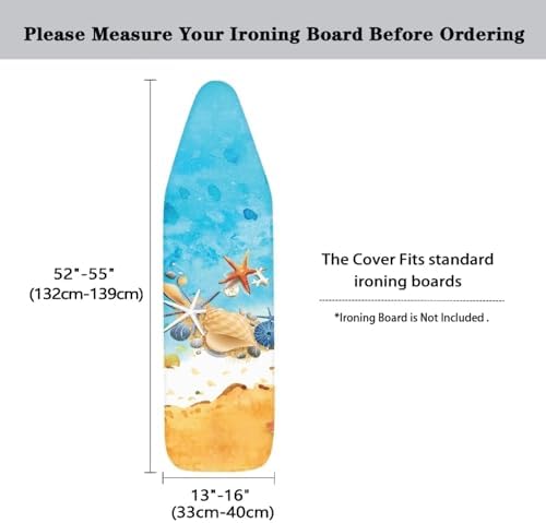Starfish Ironing Board Cover and Pad Standard Ironing Board Cover - Image 6