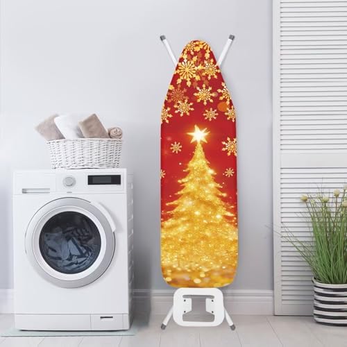 Christmas Tree Print Ironing Board Cover Protector Snowflake Print Ironing - Image 3