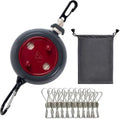 Qihengzhijia Portable Travel Clothesline, Adjustable 32FT/10M Camping by QeeHeng