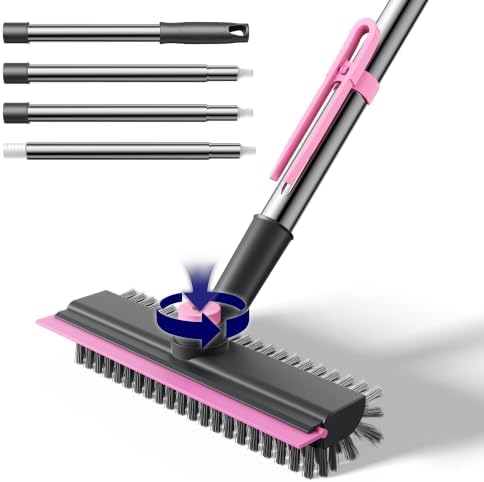 3 in 1 Adjustable Small Floor Scrub Brush by HelpX