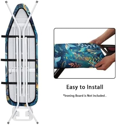 Dolphin Ironing Board Cover and Pad, Stain Resistant and Scorch, Smooth Iron - Image 4