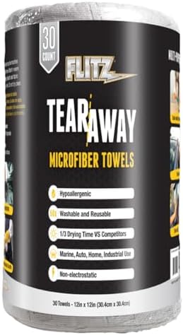 FLITZ Tear Away Microfiber Towel Roll by FlitzInternationalLTD