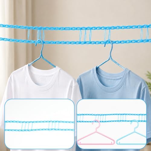 3PCS Laundry Line Portable Clothesline Windproof Nylon Drying Rope - Image 6