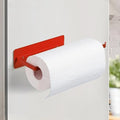 Magnetic Paper Towel Holder for Fridge Red, Heavy Duty Strong Magnet Backing by EASTTOWEST