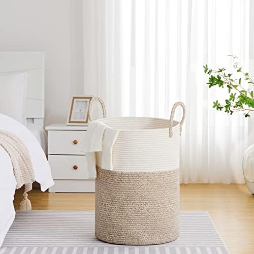 VIPOSCO 100L Extra Large Woven Laundry Basket Hamper - Image 2