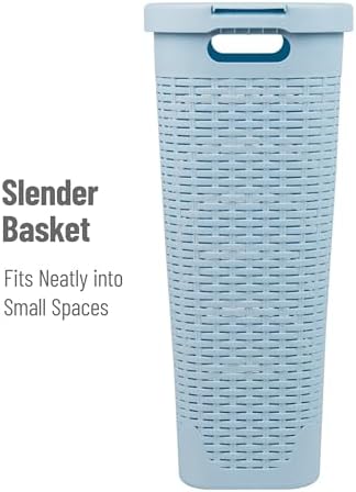 Mind Reader Slim Laundry Hamper - Image 6