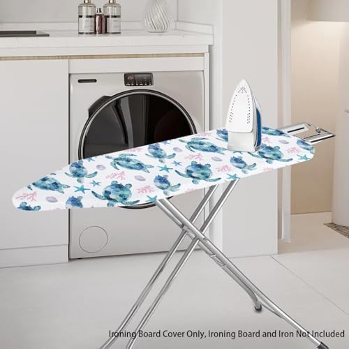 Sea Turtle Design Ironing Board Covers Easy to Install Stain Resistant Hook and - Image 2