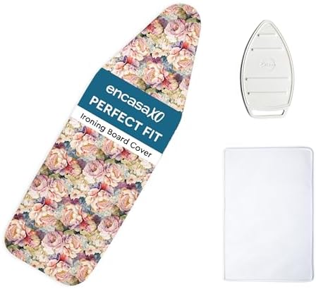 Encasa XO Padded Ironing Board Cover and Pad 42"x14" Wildflowers by EncasaXO