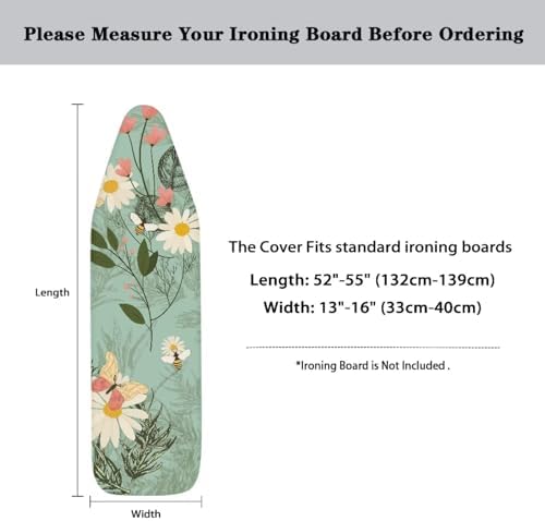 Daisy & Bee Ironing Board Cover and Pad Standard Ironing Board Cover - Image 6