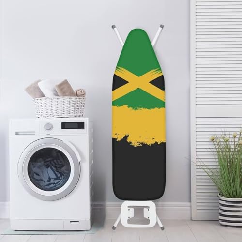GLENLCWE Jamaican Flag Iron Board Cover Heat Reflective Ironing Board Cover - Image 3