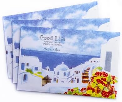 Good Life Aegean Sea Scented Sachets | Designed in New Zealand | 12 Sachets - Image 3