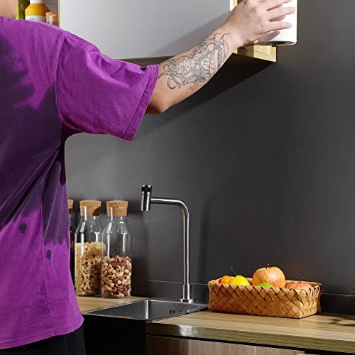 ZUNO Paper Towel Holder Cabinet Door or Under Cabinet, Self Adhesive - Image 6