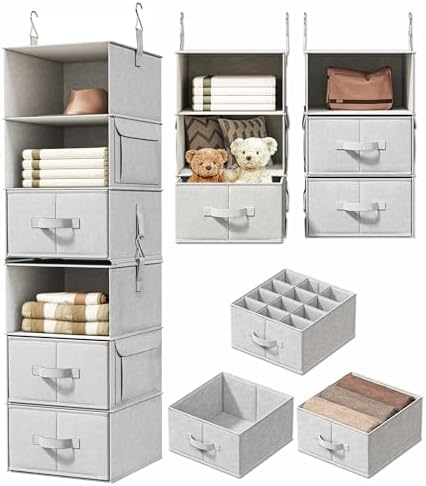 6-Shelf Hanging Closet Organizer by Vailando