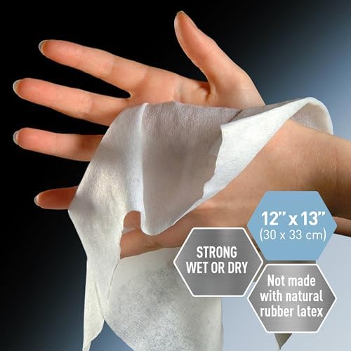 MED PRIDE Spunlace Towels 12x13 in, Latex-Free - Image 4