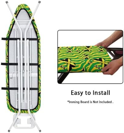 Jamaica Flag Ironing Board Cover, Butterfly Standard Ironing Board Cover - Image 4