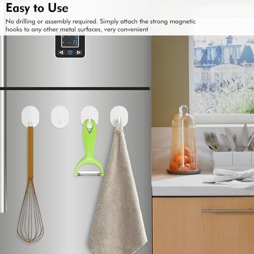 Poeland Magnetic Hooks, Door Hooks, Metal Hooks - Image 5