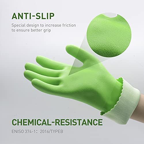 HANDLANDY Chemical Gloves, Heavy Duty Cleaning Gloves - Image 2