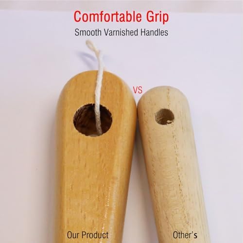 Wooden Dish Brush, Natural Soft Bristle Kitchen Dish Scrubber - Image 4